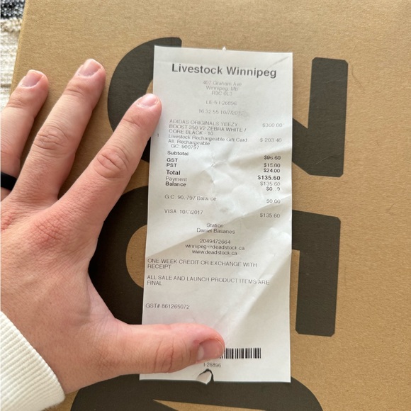 Adidas Yeezy 350 V2 “Zebra” - Picture 5 of 6